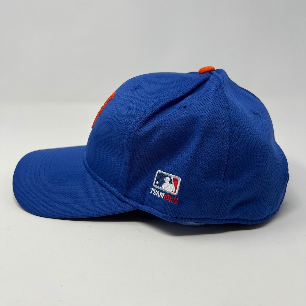 New York Mets MLB Baseball Hat OC Sports Blue Orange OSFM Adjustable Mesh Cap - Picture 3 of 7